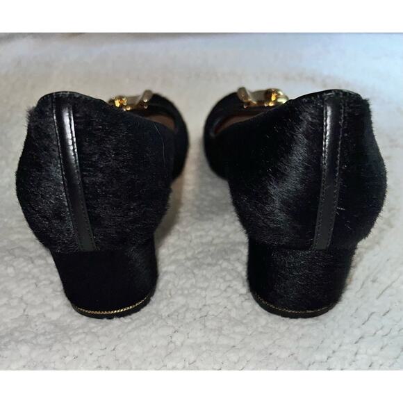 Salvatore Ferragamo Pony-Style Calfskin Heels - size 40/8 - H18 - Picture 9 of 12